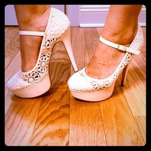 Anne Michelle platform stilettos